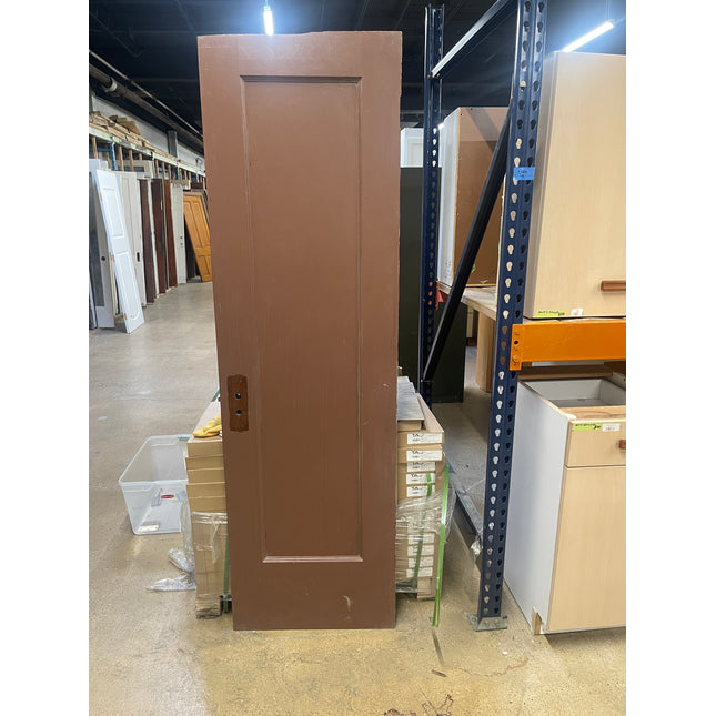 Brown One Panel Interior Door 24w x 80h