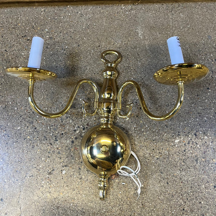 Brass Plated Wall Sconce