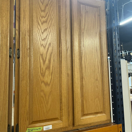 30”W Oak Cabinet