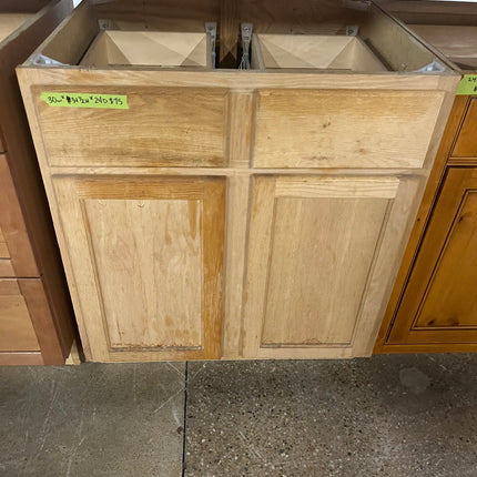 30”W Lower Oak Cabinet