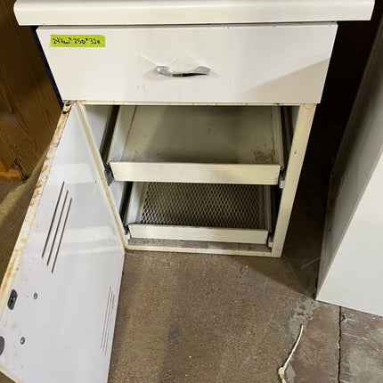 24.5”W Metal Base Cabinet