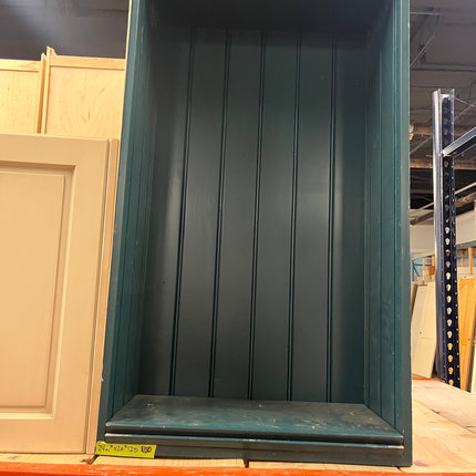 24”W Teal Open Cabinet