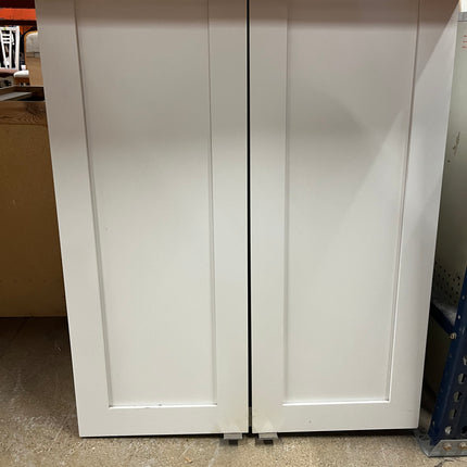 33”W White Upper Cabinet