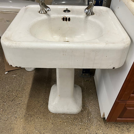 Cast Iron Pedestal Sink