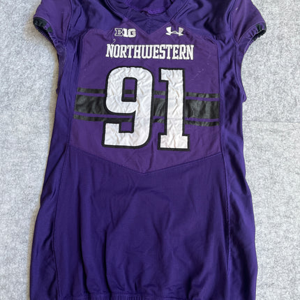 Northwestern Football Jersey - Number 91