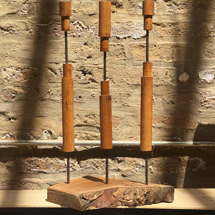 Catalpa and Wood Spindle Sculpture, II