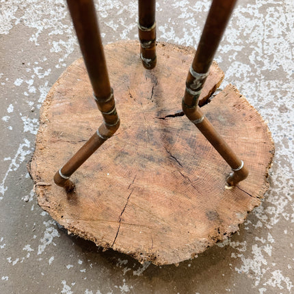 Oak and Copper Coat Rack