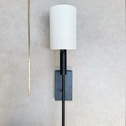 Black Brianna Tail Sconce (Aged Iron) by Ellen Degeneres -- Visual Comfort Co.