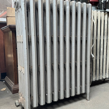 28" 11-fin Cast Iron Silver Radiator