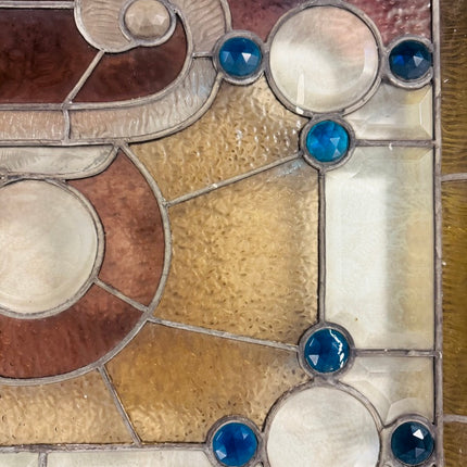 27 3/4in x 66 1/2in Stained Glass Window