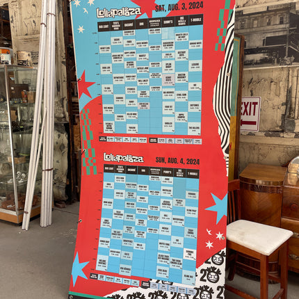 Lollapalooza Weekend Line-Up Poster
