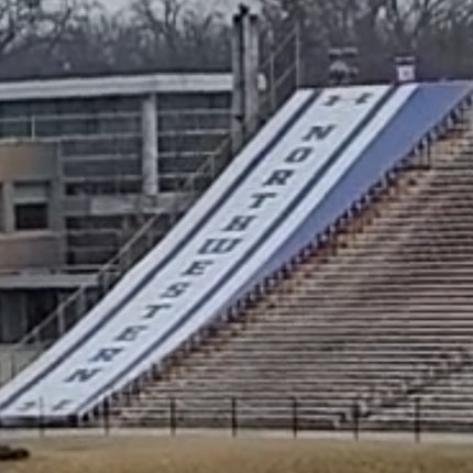 The Northwestern Stadium Vinyl Banner 50 ft - Northwestern Ryan Field