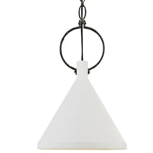 Matte White Limoges Medium Pendant (By Suzanne Kasler) - Visual Comfort Co