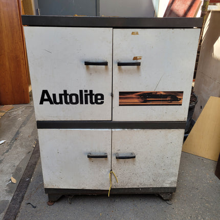 Vintage Autolite Metal Service Cabinet