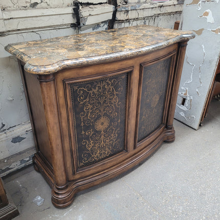 Marble Top Mirador Quality Liquor Cabinet Bar