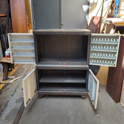 Vintage Autolite Metal Service Cabinet