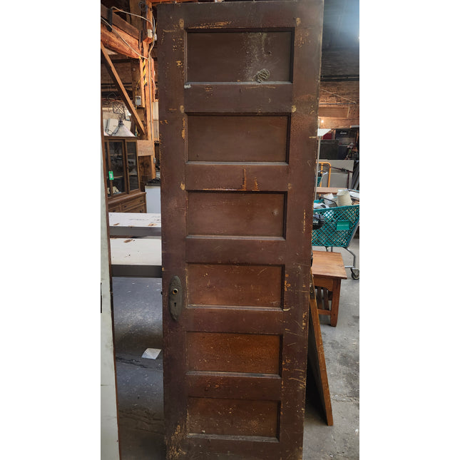 "Brownie" - 83 1/8" x 25 3/4" 6 Panel Door
