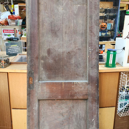 84 1/2" x 30 1/8" 2 Panel Old Pocket Door