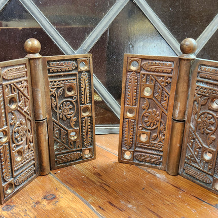 Cast Art Deco Hinges