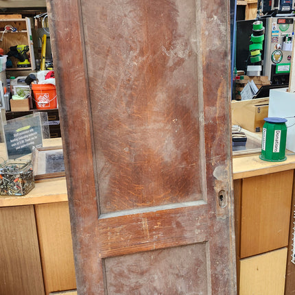 83 1/4" x 28 3/8" 2 Panel Old Pocket Door