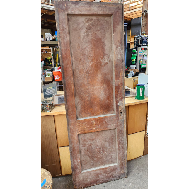 83 1/4" x 28 3/8" 2 Panel Old Pocket Door