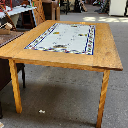 Painted Tile Table
