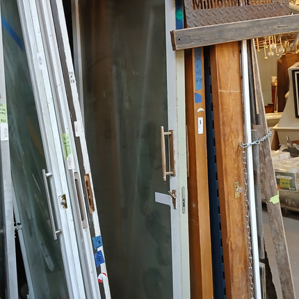 Heavy Glass Exterior Door 80x37