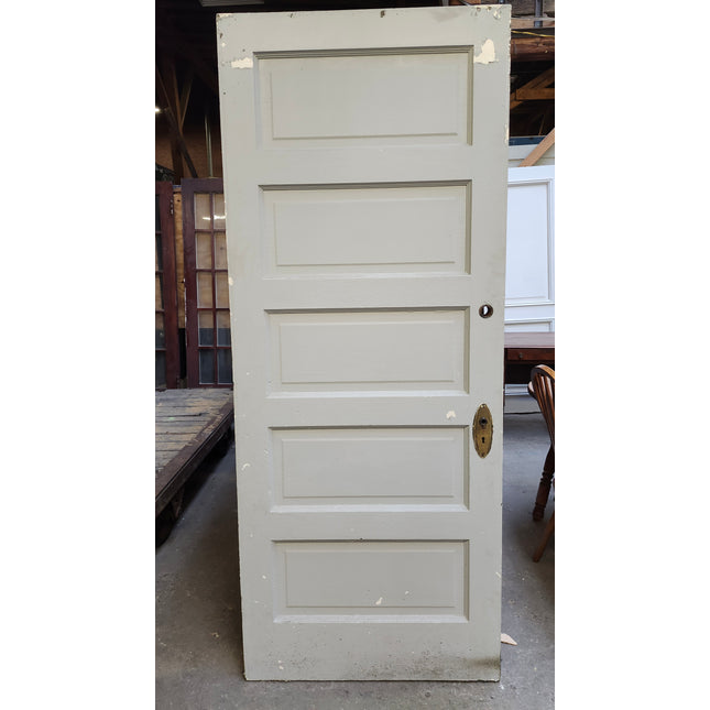 83 1/8" x 33 7/8" 5 Panel Exterior Door