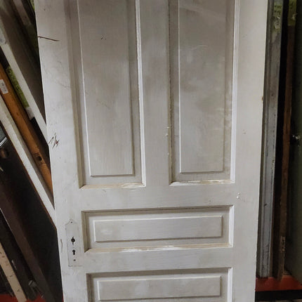 77 9/16" x 33 13/16" 5 Panel Painted Door