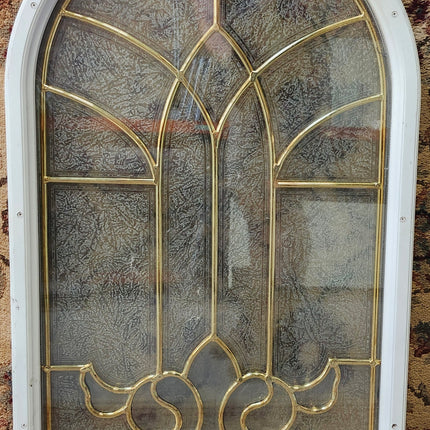 38" x 24" Leaded Glass Window