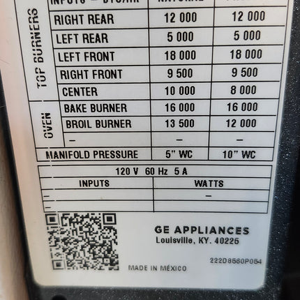 GE Range