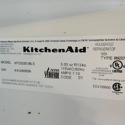 36” KitchenAid 20 Cu.Ft. French Door Fridge