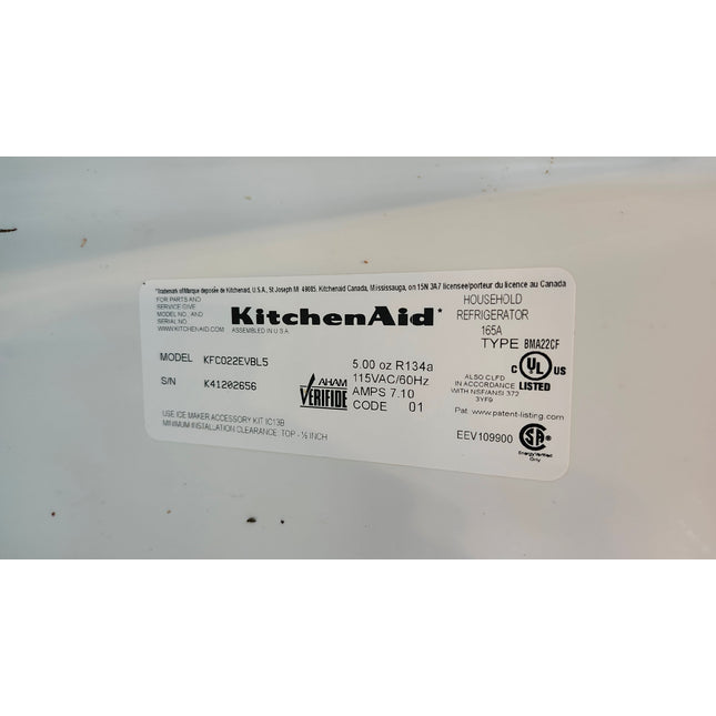 36” KitchenAid 20 Cu.Ft. French Door Fridge