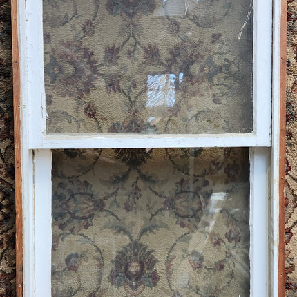 55" x 30" Vintage Wood Double Hung Window