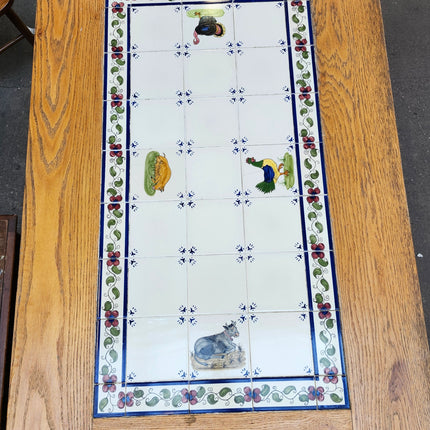 Painted Tile Table