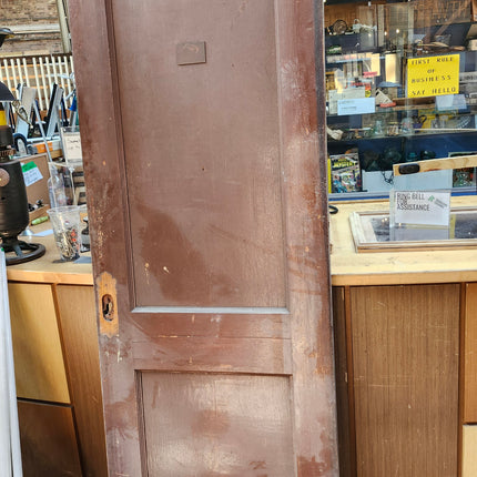 83 3/4" x 28" 2 Panel Old Pocket Door
