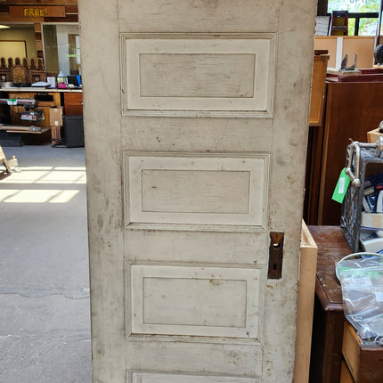 71 3/4" x 23 5/8" 5 Panel Painted Door