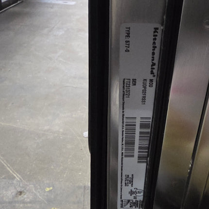 Kitchen aid dishwasher