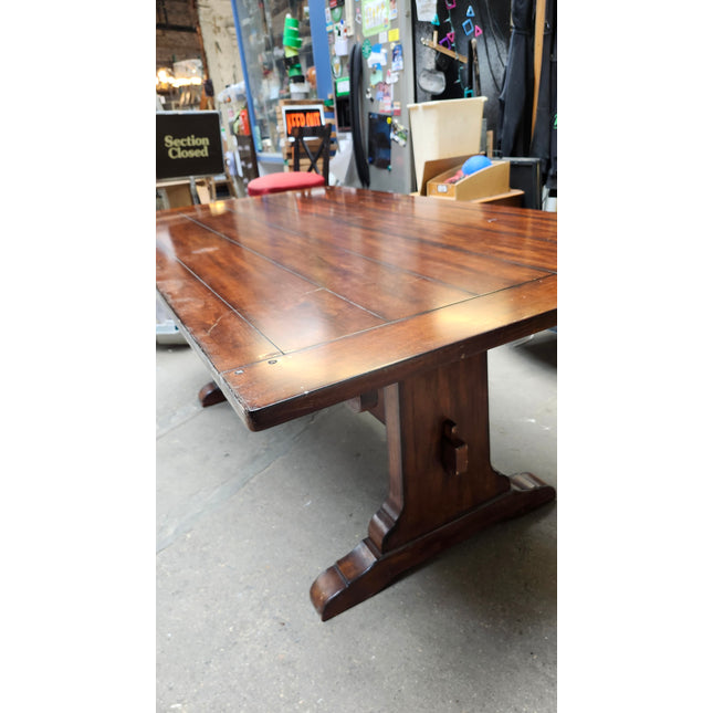Oak Trestle Table