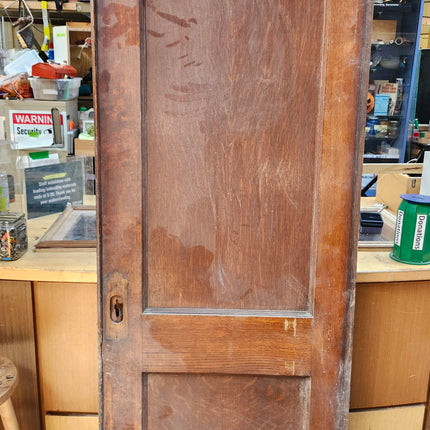 83 1/4" x 28 3/8" 2 Panel Old Pocket Door