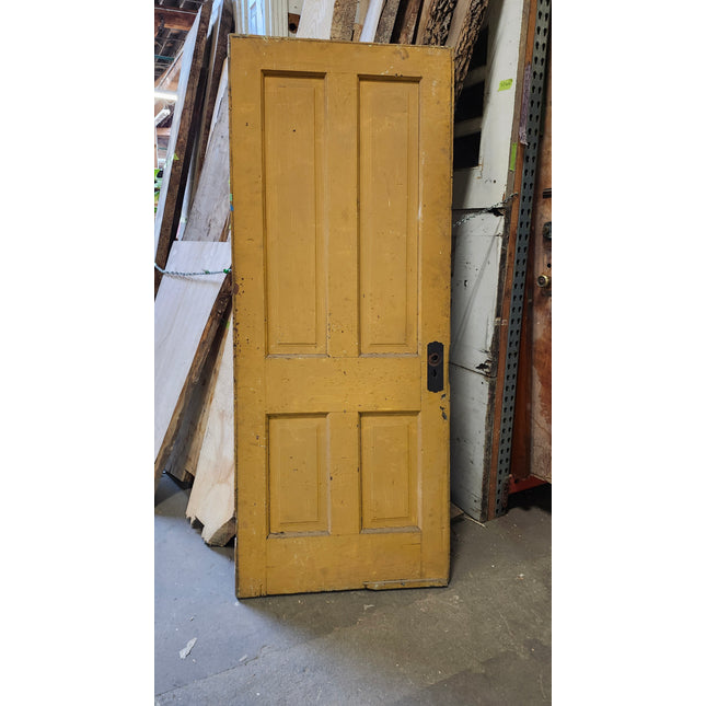 79" x 31.875" 4 Panel Painted Door
