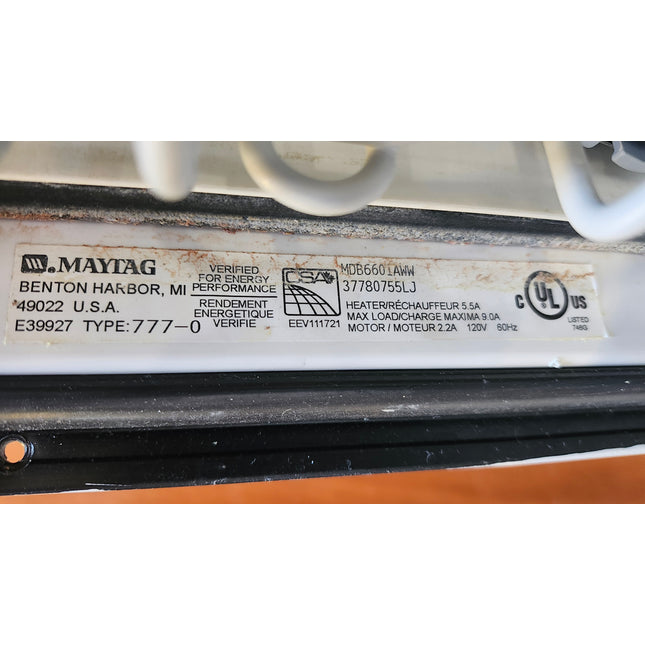 24” Maytag Quiet Series 300 Dishwasher