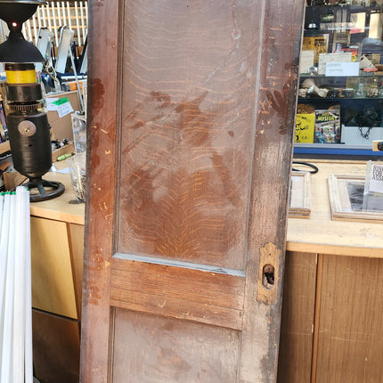 83 3/4" x 28" 2 Panel Old Pocket Door