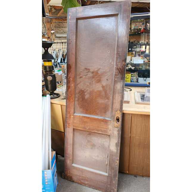 83 3/4" x 28" 2 Panel Old Pocket Door