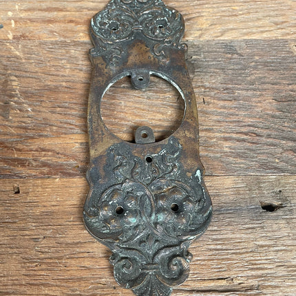 Antique Brass Door Faceplate