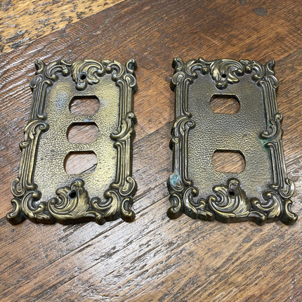Brass light switch covers